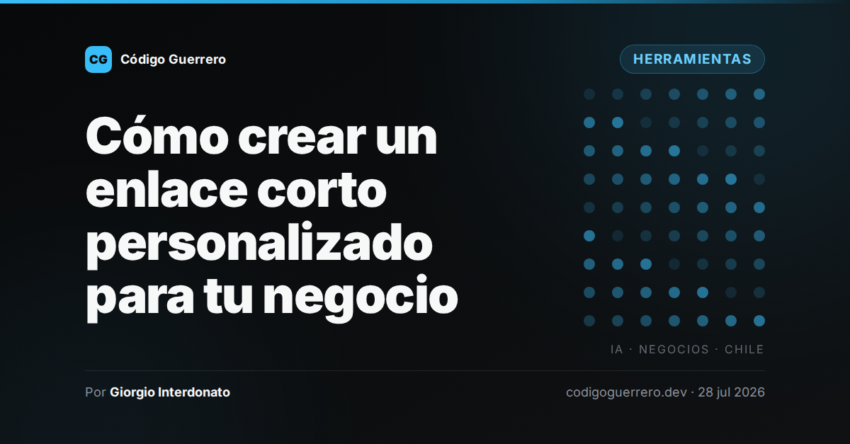 Cómo crear un enlace corto personalizado para tu negocio