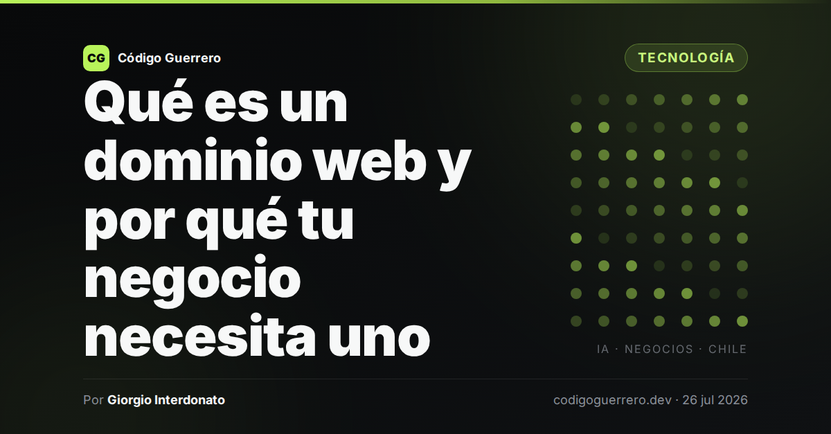 Qué es un dominio web y por qué tu negocio necesita uno